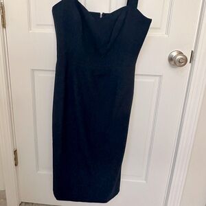 Dress the Population Nicole sweetheart fitted L navy dress